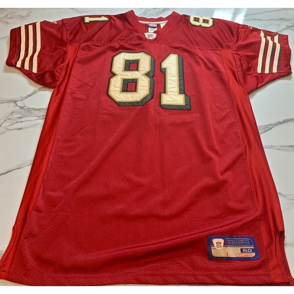 Autographed  NFL San Francisco 49ers Terrell Owens 81 Jersey Mens Size 50 - Picture 2 of 9